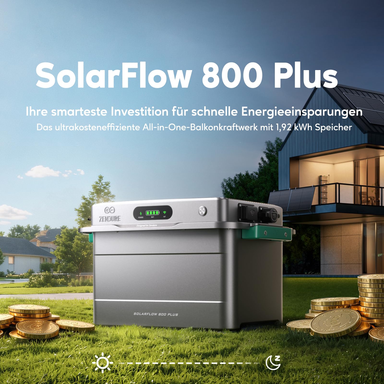 SolarFlow 800 Plus+ 2x500W Bifaziale