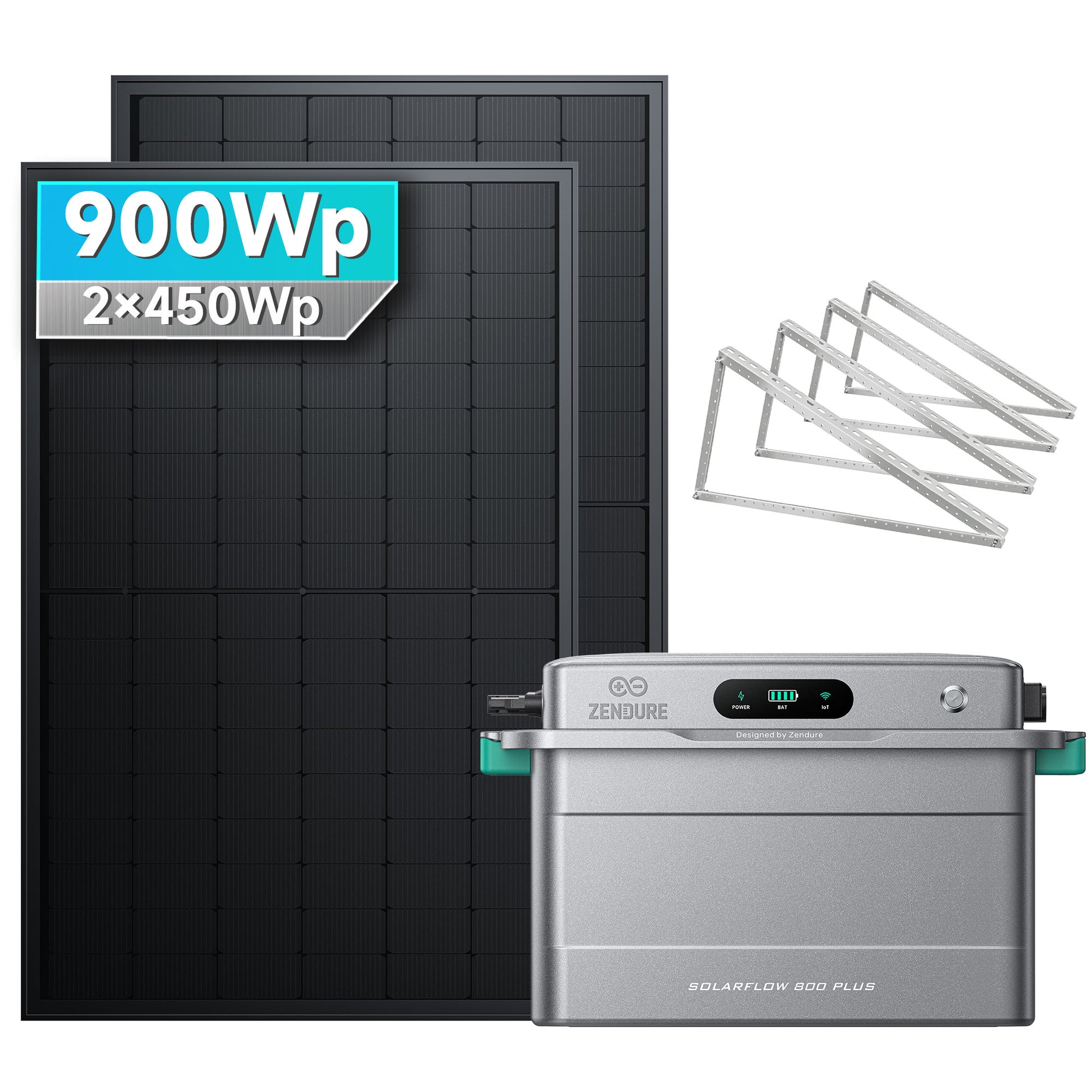 SolarFlow 800 Plus+ 2x450W Bifaziale