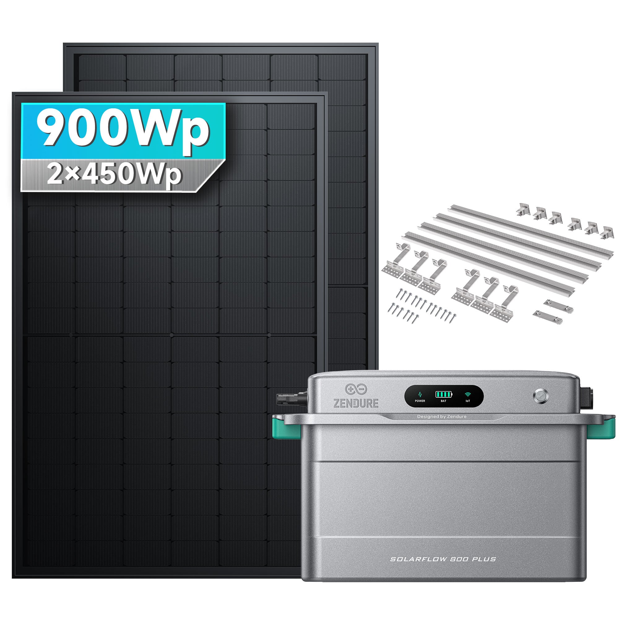 SolarFlow 800 Plus+ 2x450W Bifaziale